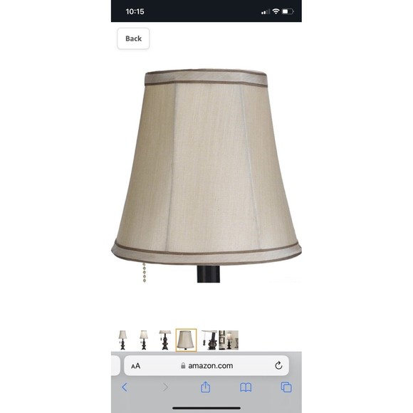 Trieste Marble 18 1/2" High Accent Table Lamp w/ Ivory Shade Antique Luxury Look - Picture 5 of 13